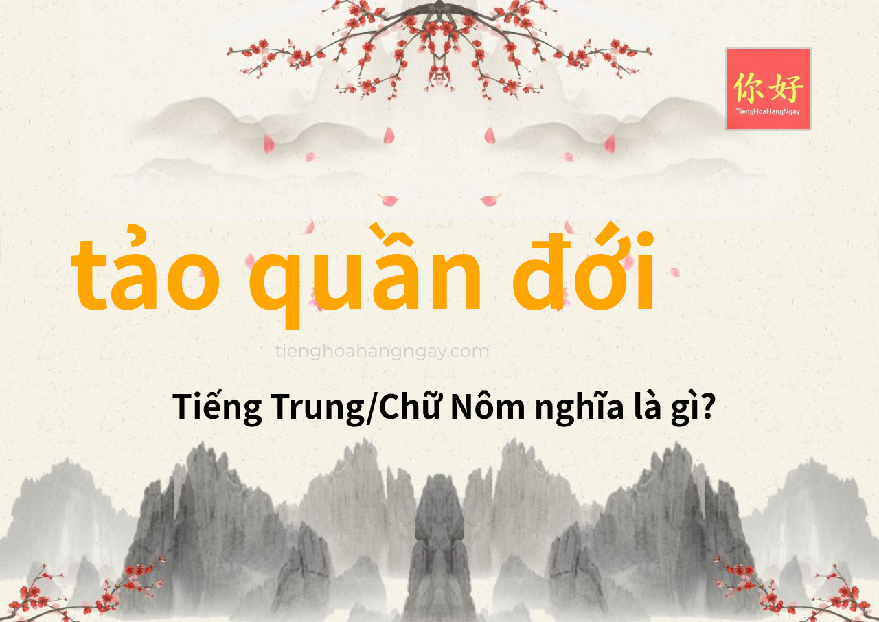 tảo quần đới tiếng Trung là gì?